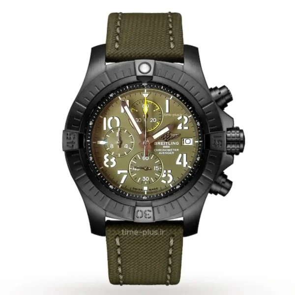 ساعت مچی مردانه برایتلینگ سبز زیتونی