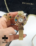 ساعت مچی زنانه بولگاری مدل سرچی طلایی