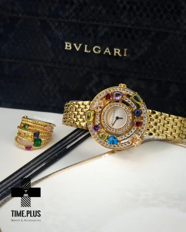 ساعت مچی زنانه بولگاری مدل سرچی طلایی