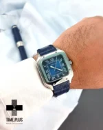 ساعت مچی مردانه کارتیه مدل د سانتز سرمه‌ای