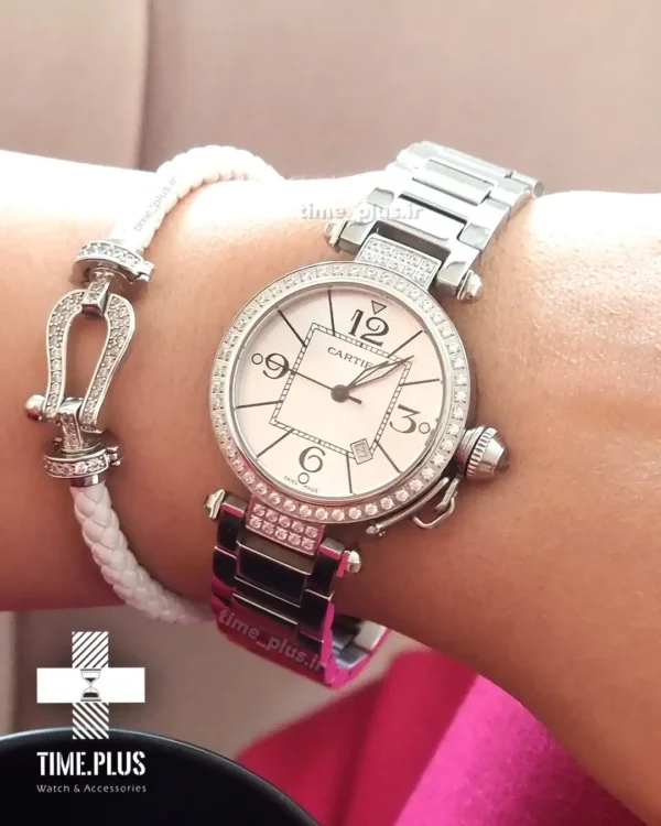 ساعت مچی زنانه کارتیه نقره ای