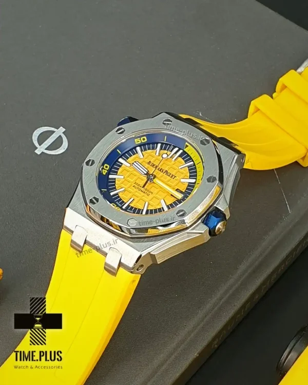 ساعت مچی مردانه ادمارپیگه زرد