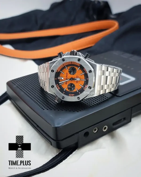 ساعت مچی مردانه ادمارپیگه نارنجی