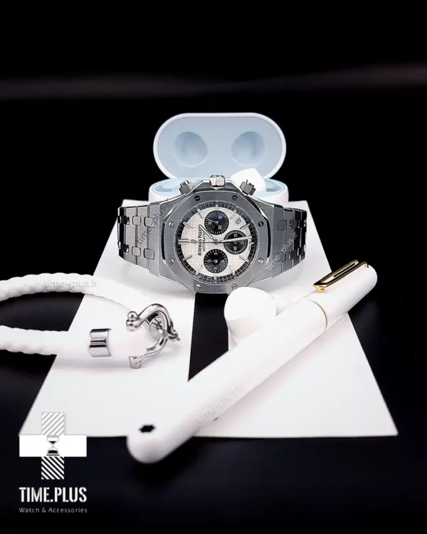 ساعت مچی مردانه ادمارپیگه نقره ای