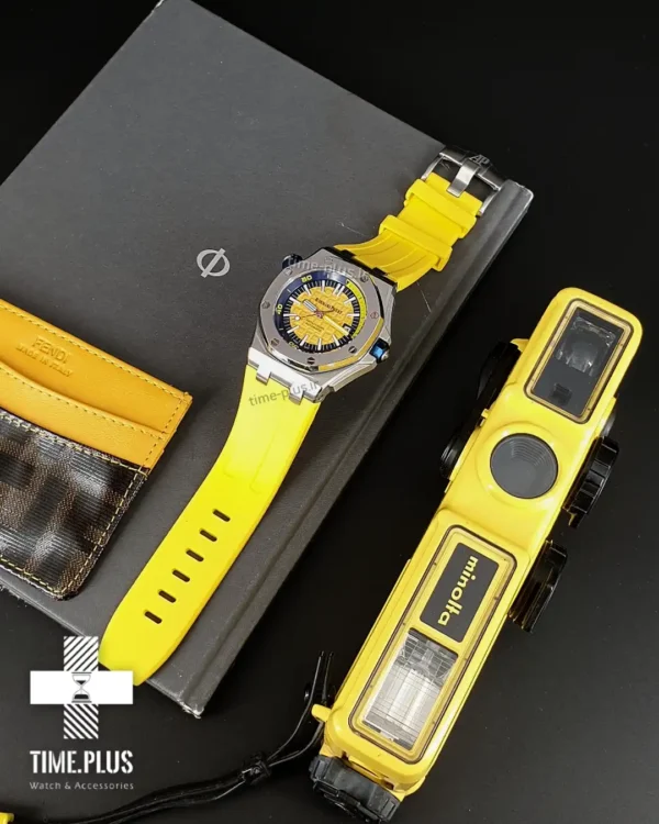 ساعت مچی مردانه ادمارپیگه زرد