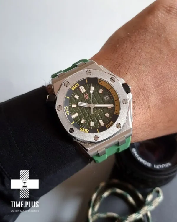 ساعت مچی مردانه ادمارپیگه سبز