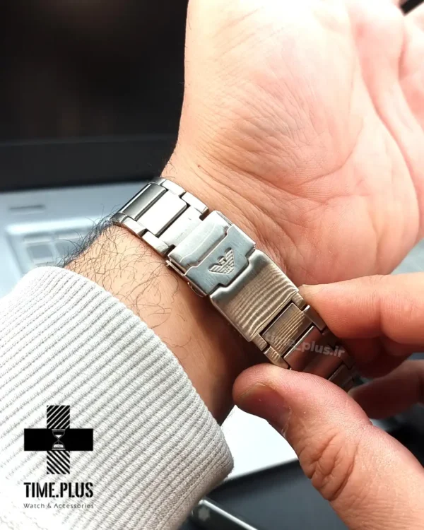 ساعت مچی مردانه امپریو آرمانی مدل AR - 11338 سرمه ای