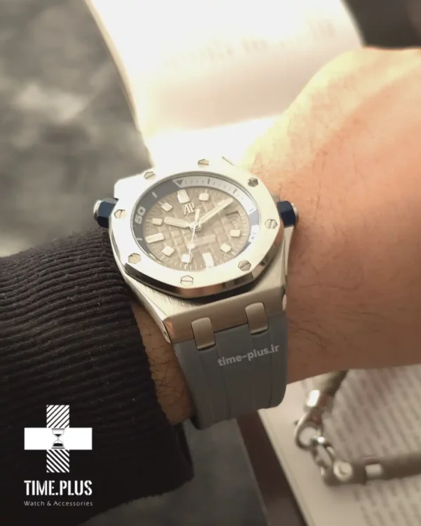 ساعت مچی مردانه ادمارپیگه طوسی