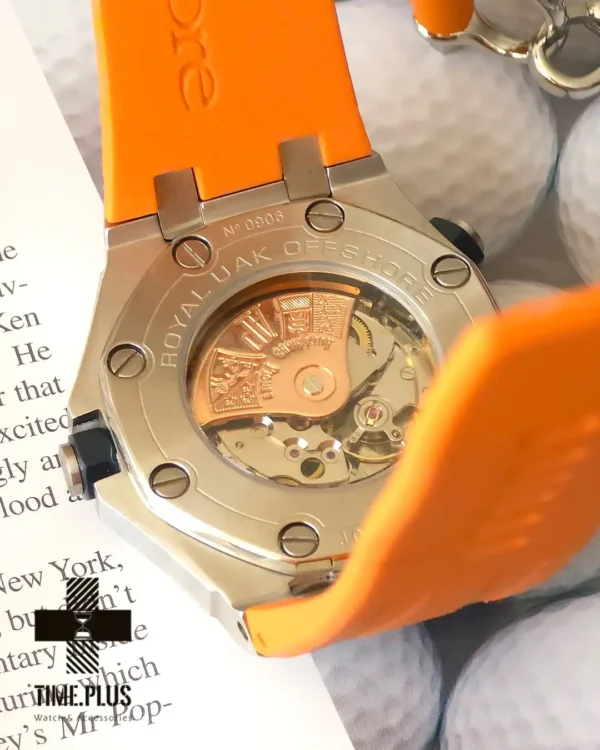 ساعت مچی مردانه ادمارپیگه مدل رویال اوک آفشور نارنجی