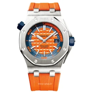 ساعت مچی مردانه ادمارپیگه مدل رویال اوک آفشور نارنجی