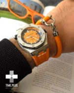 ساعت مچی مردانه ادمارپیگه مدل رویال اوک آفشور نارنجی