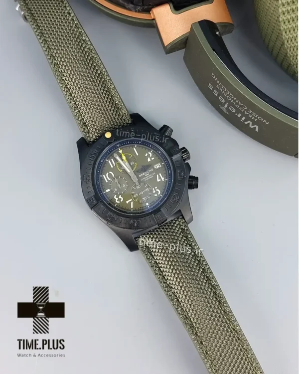 ساعت مچی مردانه برایتلینگ سبز زیتونی