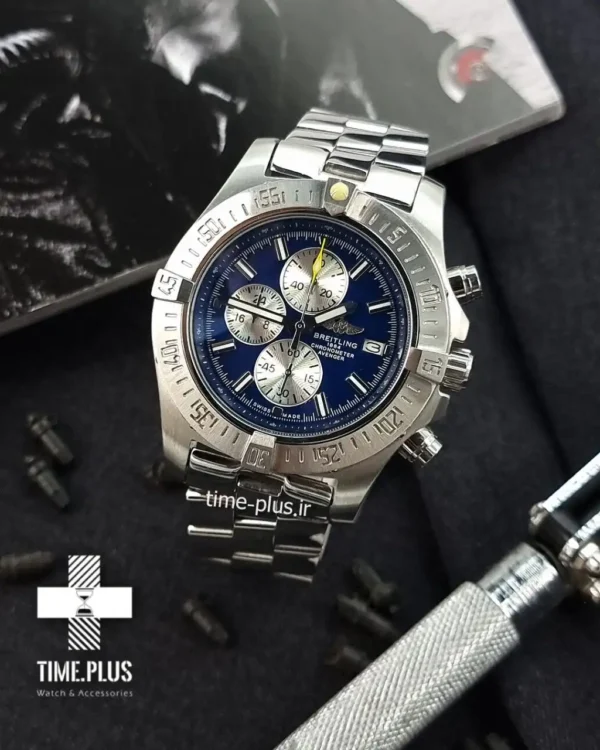 ساعت مچی مردانه برایتلینگ سرمه‌ای