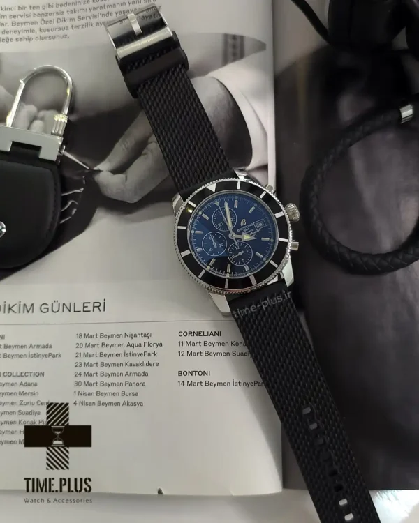 ساعت مچی مردانه برایتلینگ مدل سوپر اوشن کرنوگراف مشکی