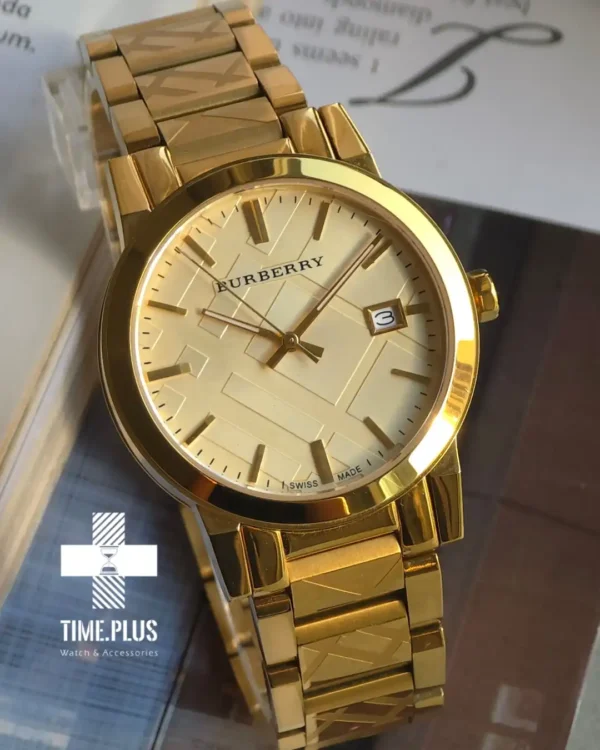 ساعت مچی مردانه بربری مدل Bu9145 طلایی