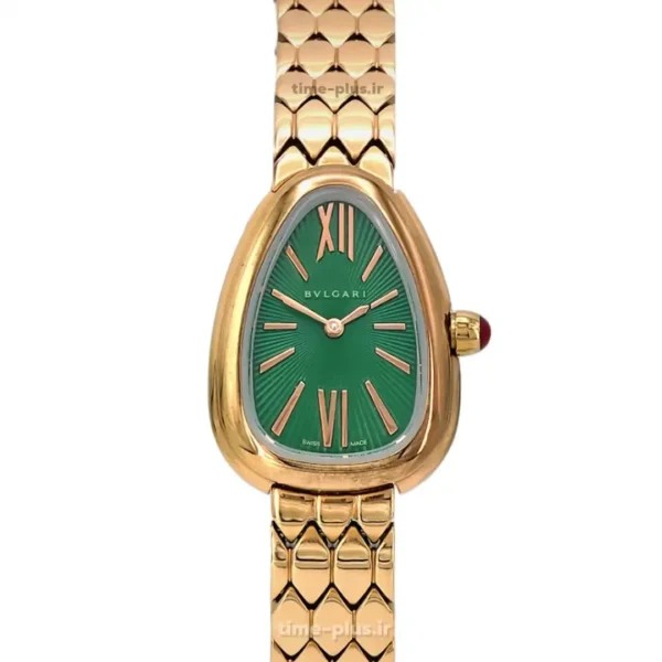 ساعت مچی زنانه بولگاری مدل سرپنتی سدتوری رزگلد