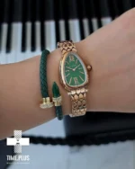 ساعت مچی زنانه بولگاری مدل سرپنتی سدتوری رزگلد