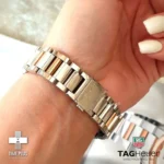 ساعت مچی زنانه تگ هویر مدل Carrera نقره ای و رز گلد