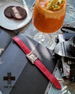 ساعت مچی زنانه کارتیه مدل تانک امریکانا صورتی