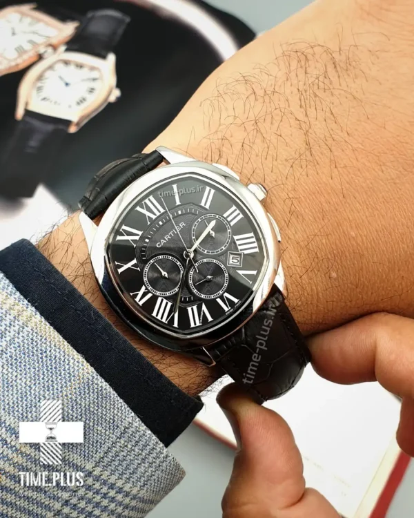 ساعت مچی مردانه کارتیه مدل درایو مشکی