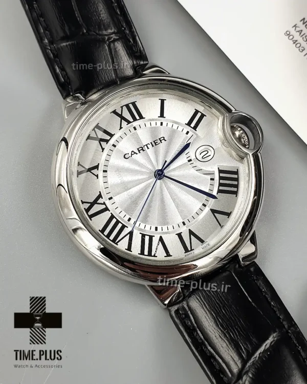 ساعت مچی مردانه کارتیه سفید صدفی