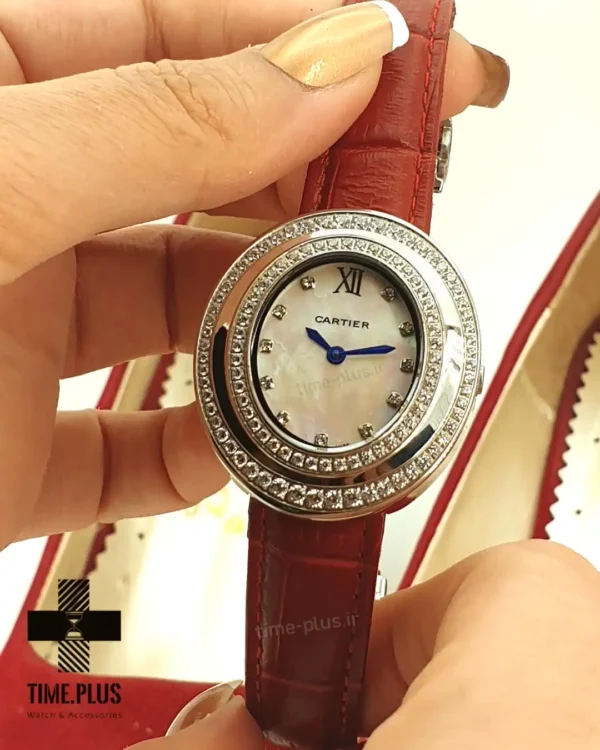 ساعت مچی زنانه کارتیه قرمز