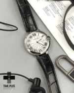 ساعت مچی مردانه کارتیه سفید صدفی