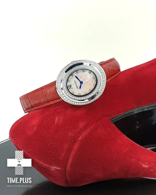 ساعت مچی زنانه کارتیه قرمز