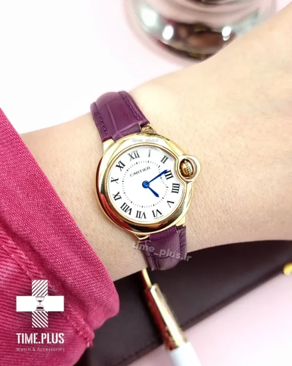 ساعت مچی زنانه کارتیه مدل بلن بلو رزگلد