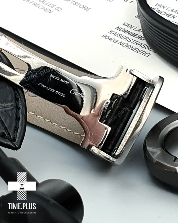 ساعت مچی مردانه کارتیه سفید صدفی