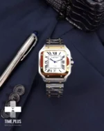 ساعت مچی مردانه کارتیه مدل سانتوس ۱۰۰ جدید