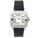 ساعت مچی مردانه کارتیه مدل Santos 100 سفید