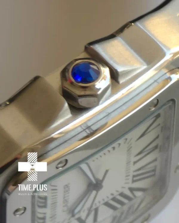 ساعت مچی مردانه کارتیه مدل Santos 100 سفید