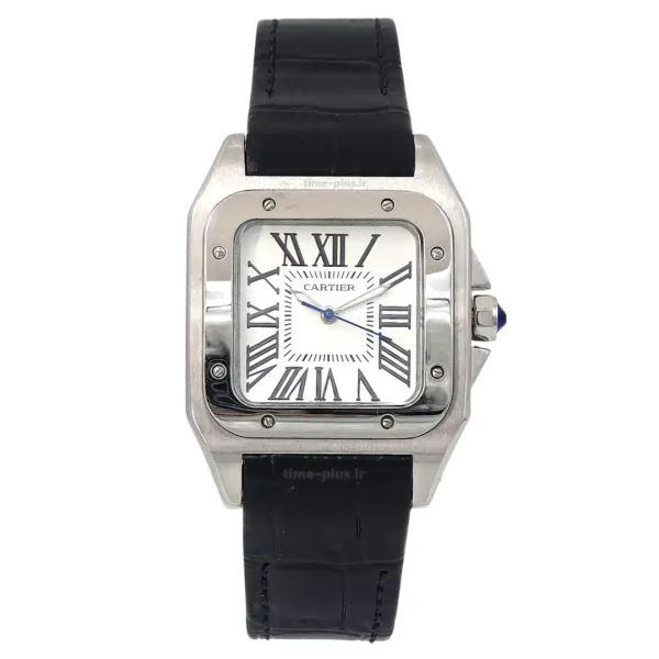 ساعت مچی زنانه کارتیه مدل Santos 100 مشکی