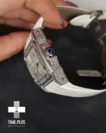 ساعت مچی زنانه کارتیه مدل سانتز ۱۰۰ سفید