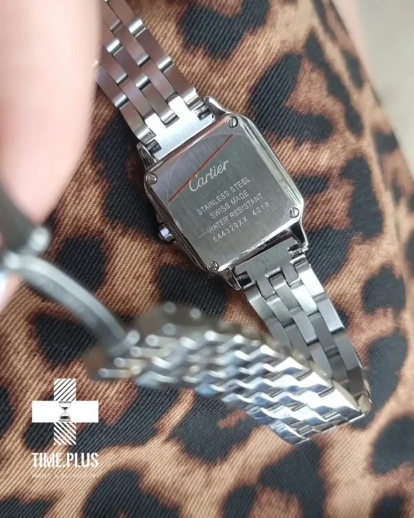 ساعت مچی زنانه کارتیه مدل panthere نقره ای