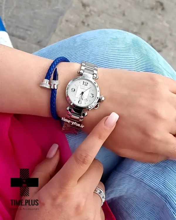 ساعت مچی زنانه کارتیه نقره ای