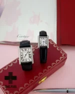 ساعت مچی ست زنانه و مردانه کارتیه مدل تانک سفید