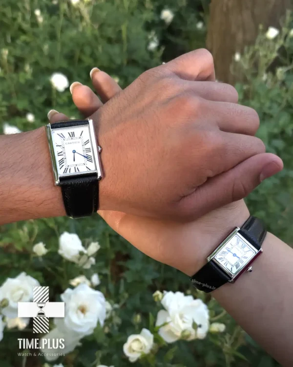 ساعت مچی ست زنانه و مردانه کارتیه مدل تانک سفید