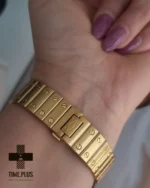 ساعت مچی زنانه کارتیه مدل د سانتوس طلایی