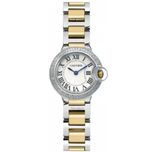 ساعت مچی زنانه کارتیه مدل بالن بلو نقره ای طلایی