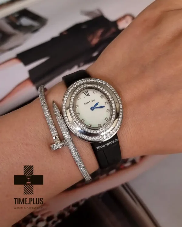 ساعت مچی زنانه کارتیه مشکی