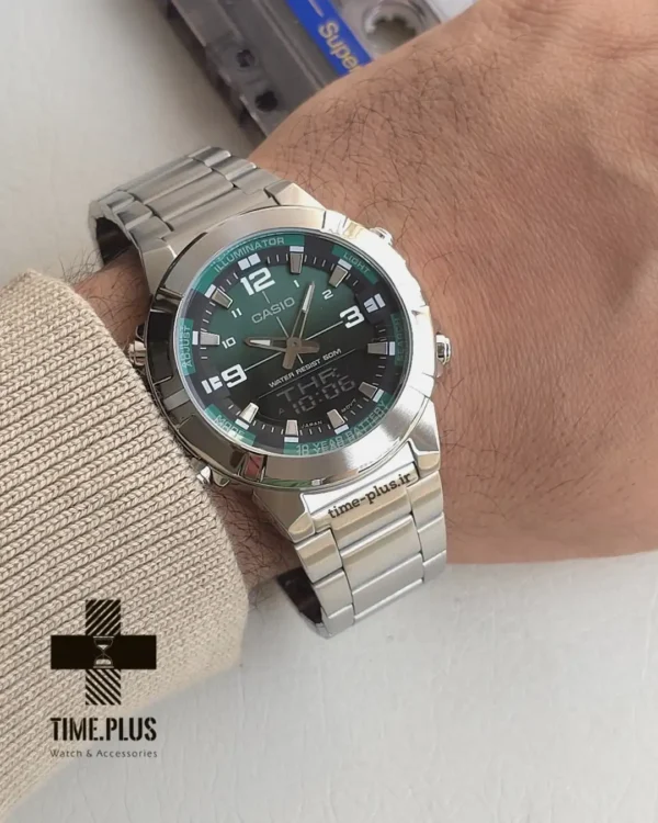 ساعت مچی مردانه کاسیو مدل AWM-870DA-3AVDF سبز