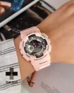 ساعت مچی زنانه کاسیو مدل جیشاک BA-110 صورتی