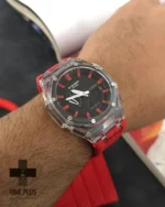 ساعت مچی مردانه کاسیو مدل GA-2100Ap مشکی عدد قرمز