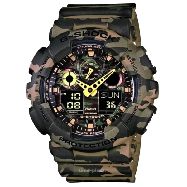 ساعت مچی مردانه کاسیو مدل GA-100CM-5A چریکی