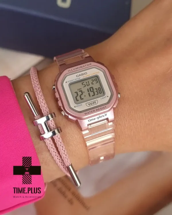 ساعت مچی زنانه کاسیو مدل LA-20WHS-4ADF صورتی