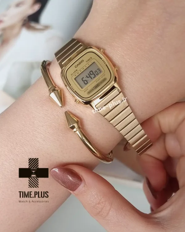 ساعت مچی زنانه کاسیو مدل LA670WGA-9D طلایی