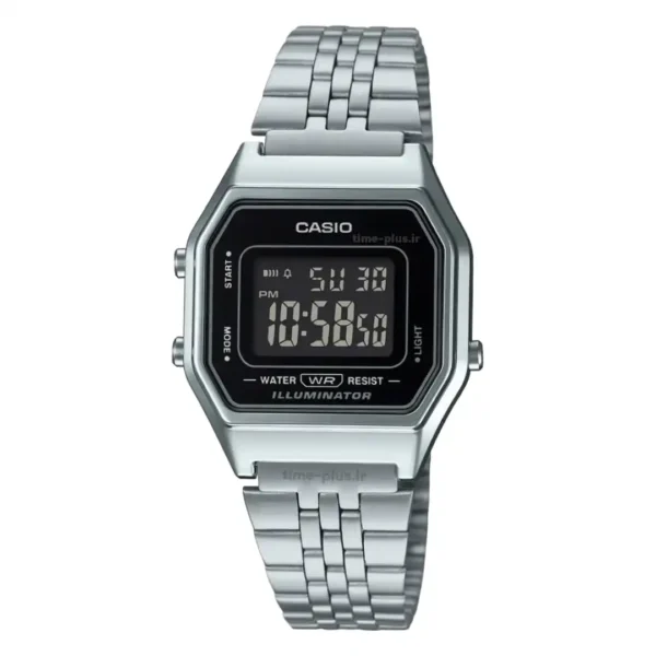 ساعت مچی زنانه کاسیو مدل LA680WA-1BDF نقره ای