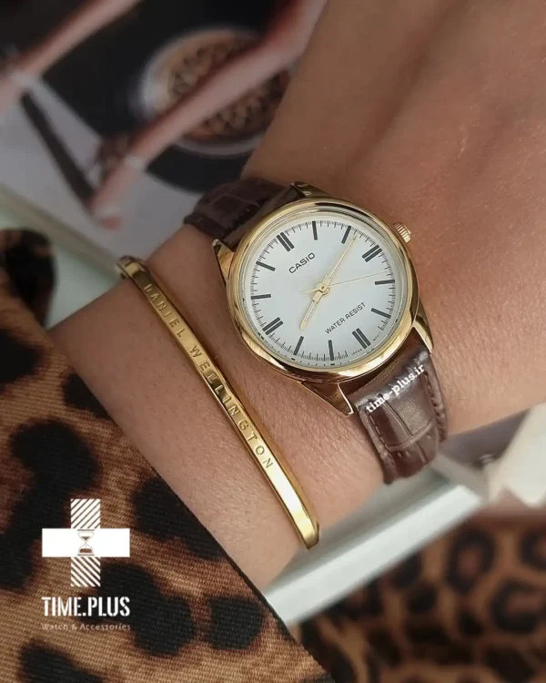 ساعت مچی زنانه کاسیو مدل LTP-V005GL-7AUDF طلایی